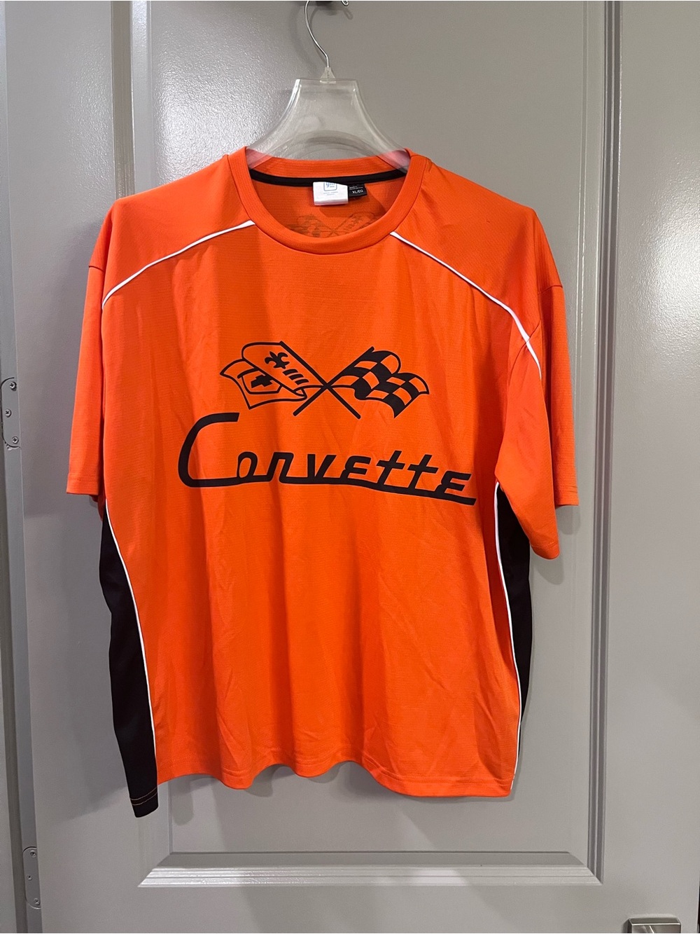 Corvette Men’s Short-Sleeve Jersey in Bright Orange